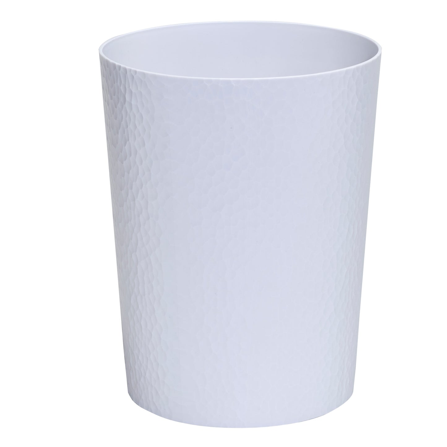 Bath Bliss Hammered Textured Trash Can