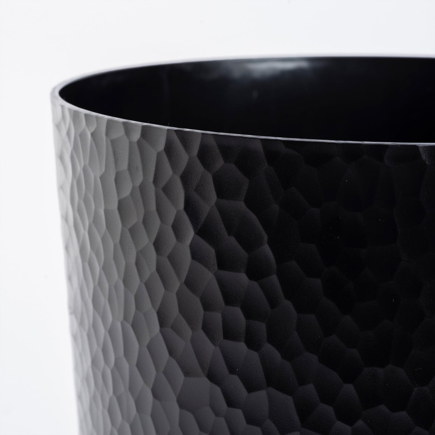 Bath Bliss Hammered Textured Trash Can