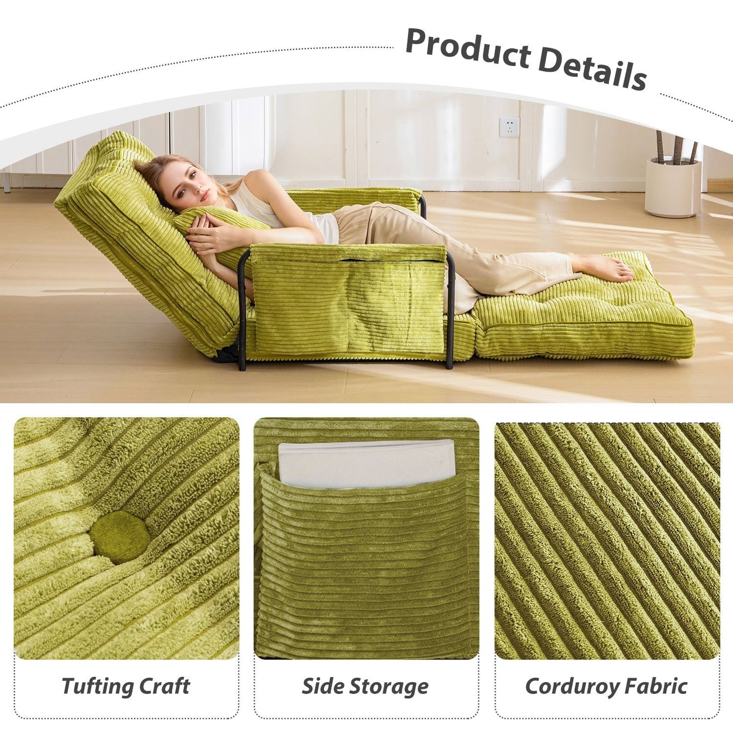 Bean Bag sofa,Floor Sofa Bed - 30x25.6