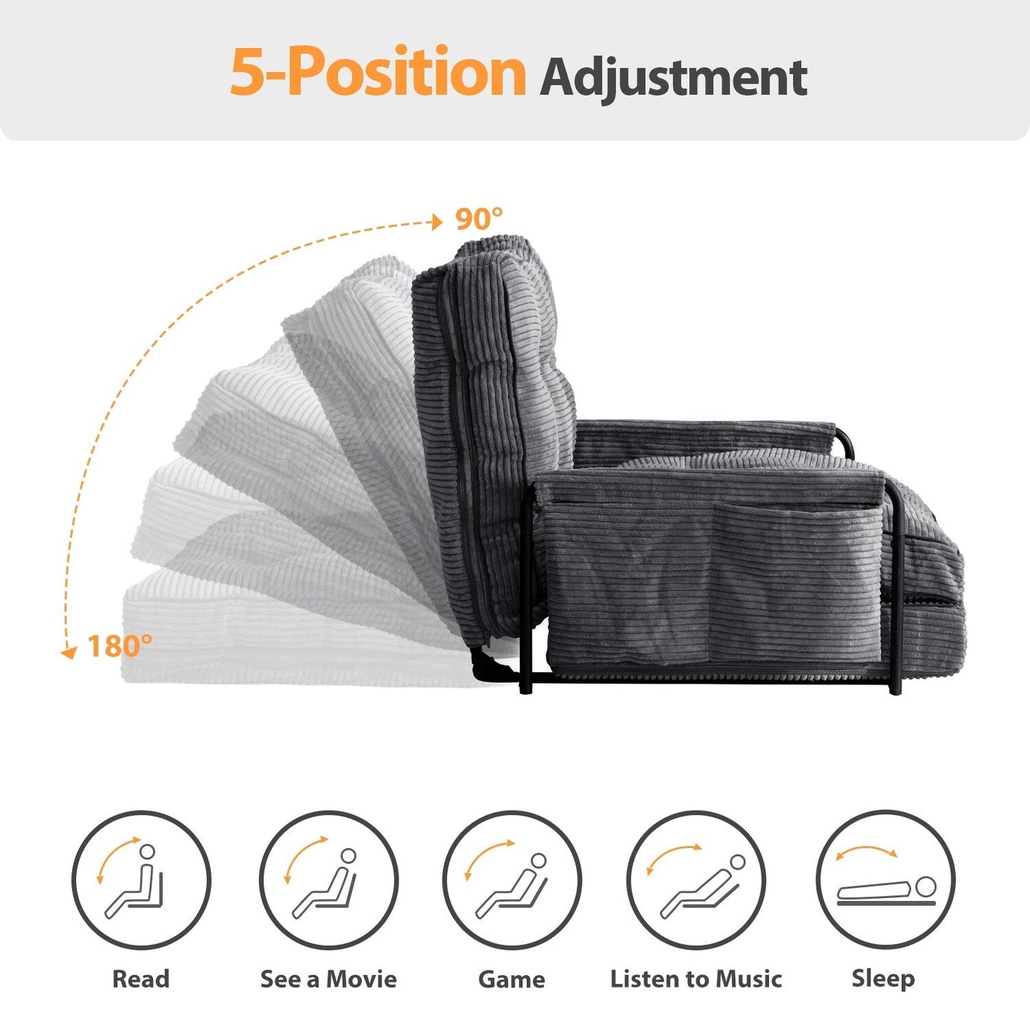 Bean Bag sofa,Floor Sofa Bed - 30x25.6