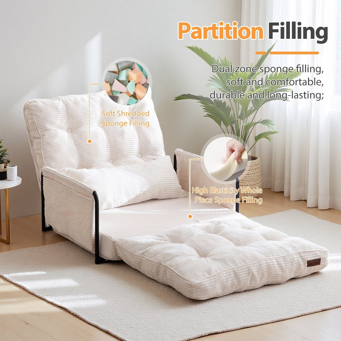 Bean Bag sofa,Floor Sofa Bed - 30x25.6