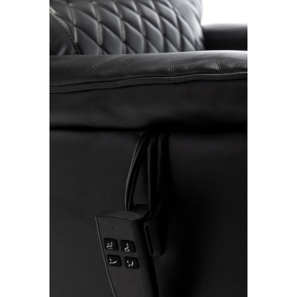 Beige Electric Lift Recliner for Seniors with OKIN Motor, 180° Full Recline, Wide Seating, and Side Storage Pockets