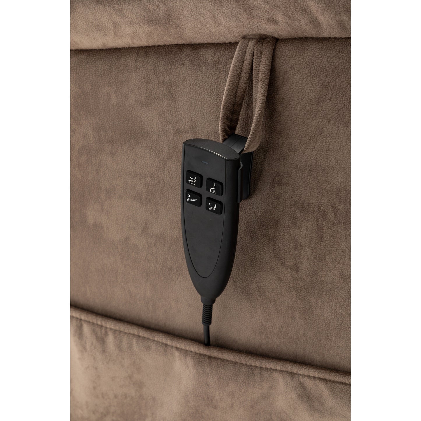 Beige Electric Lift Recliner for Seniors with OKIN Motor, 180° Full Recline, Wide Seating, and Side Storage Pockets