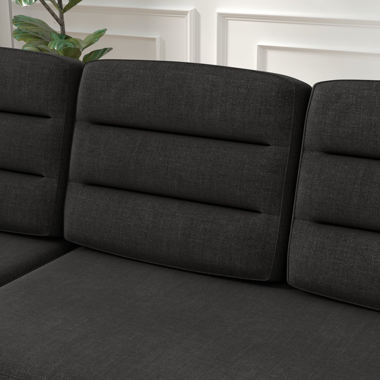 Black 83.5'' Polyester Sleeper Sofa, 3-Seater with Storage Recliner, Pull-Out Bed, Cup Holders, and Side Storage Pockets