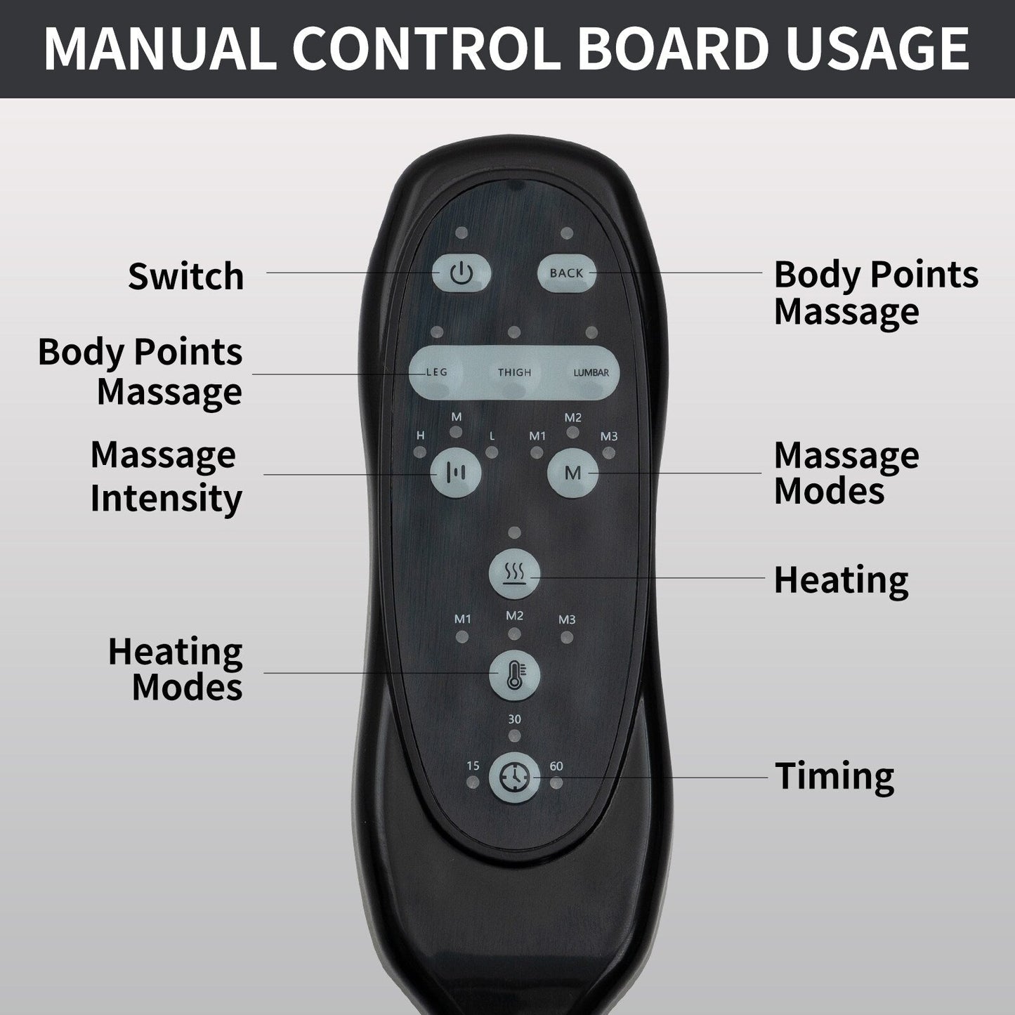 Black Power Lift Recliner with Vibration Massage, Lumbar Heat, and Cup Holders