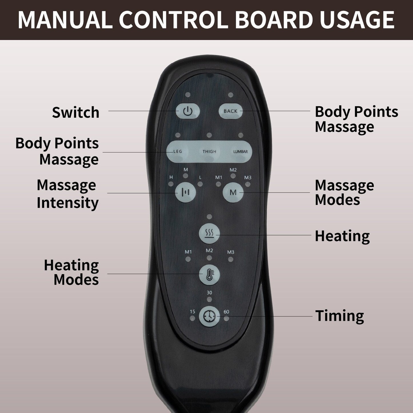 Black Power Lift Recliner with Vibration Massage, Lumbar Heat, and Cup Holders