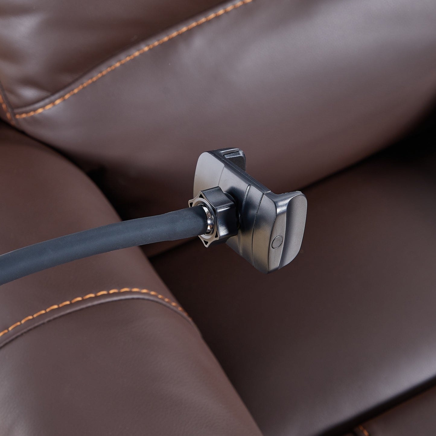 Black Power Recliner Chair, with Massage, Heating, USB Ports, Phone Holder, and Side Pockets, Adjustable Recline up to 139°