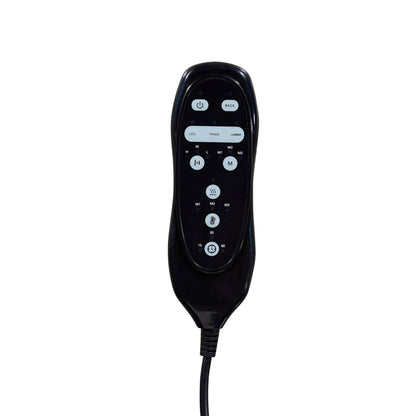 Black Power Recliner with Massage, Heat & USB Ports
