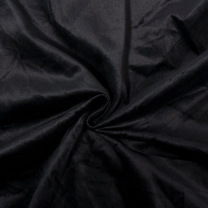 Black Velvet Loveseat Pull Out Sofa Bed with Soft Pillows