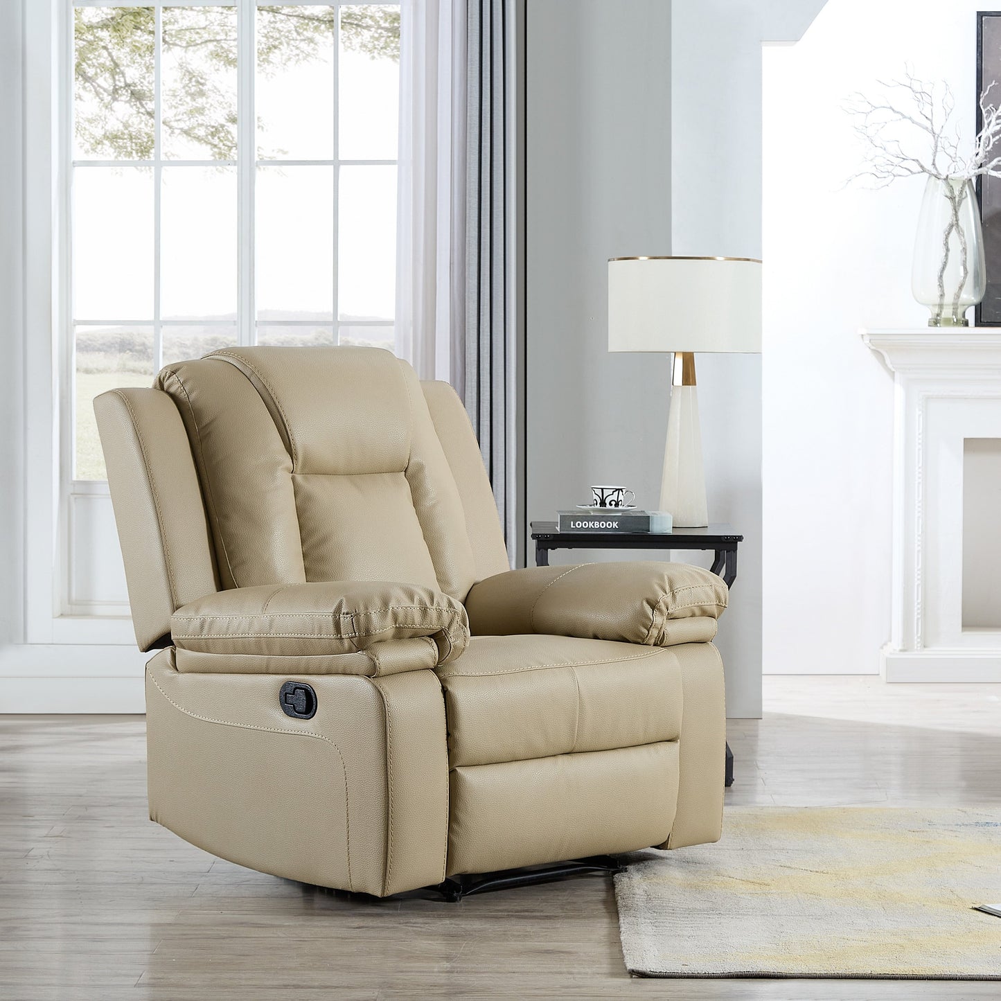 Bonded Leather Recliner Chair