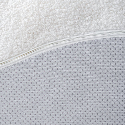 Boucle Upholstered Cloud Sofa Modern Frameless Floor Couch