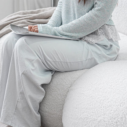 Boucle Upholstered Cloud Sofa Modern Frameless Floor Couch