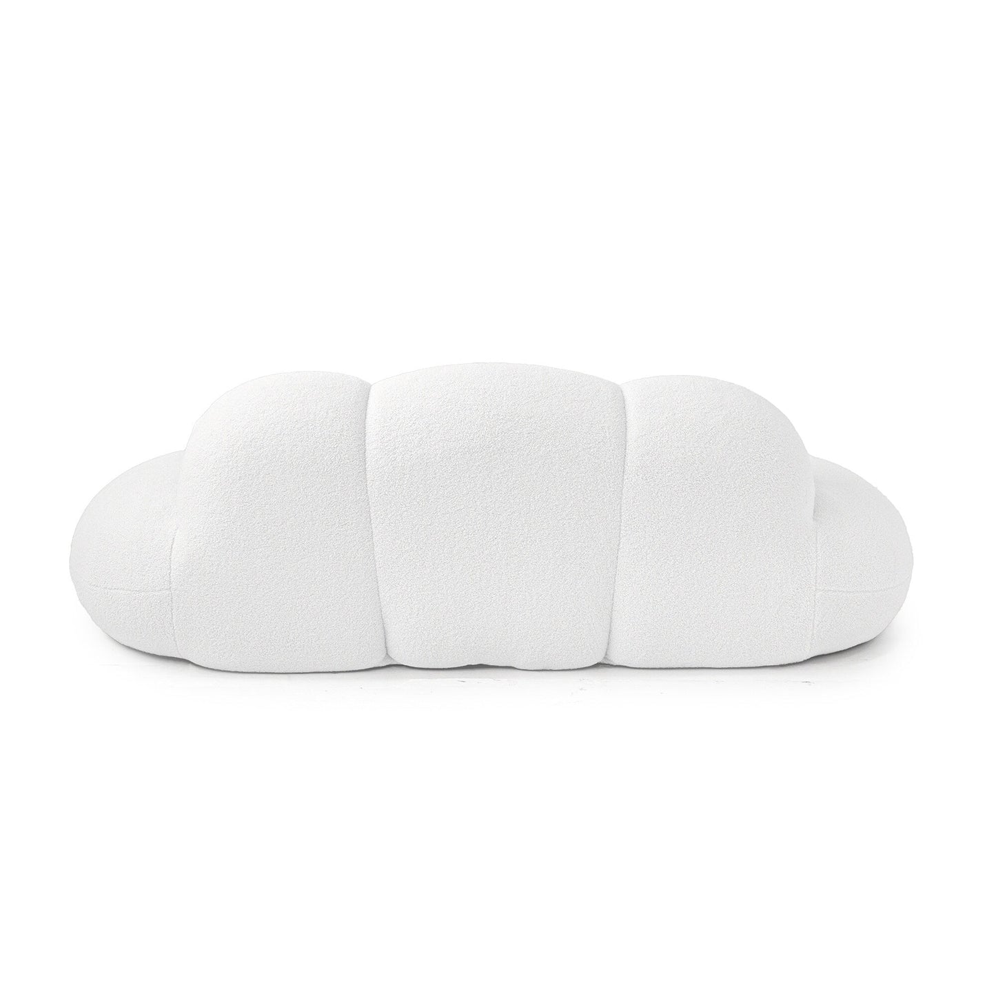 Boucle Upholstered Cloud Sofa Modern Frameless Floor Couch