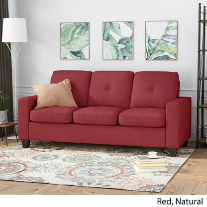 Bowden Polyester Three-seater Sofa by Christopher Knight Home