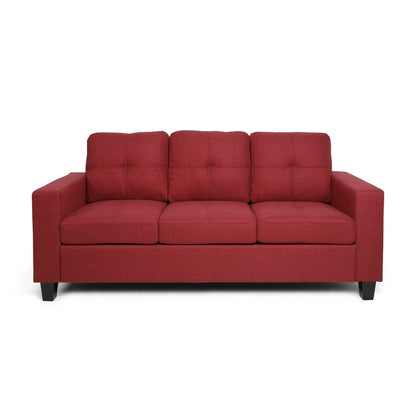 Bowden Polyester Three-seater Sofa by Christopher Knight Home