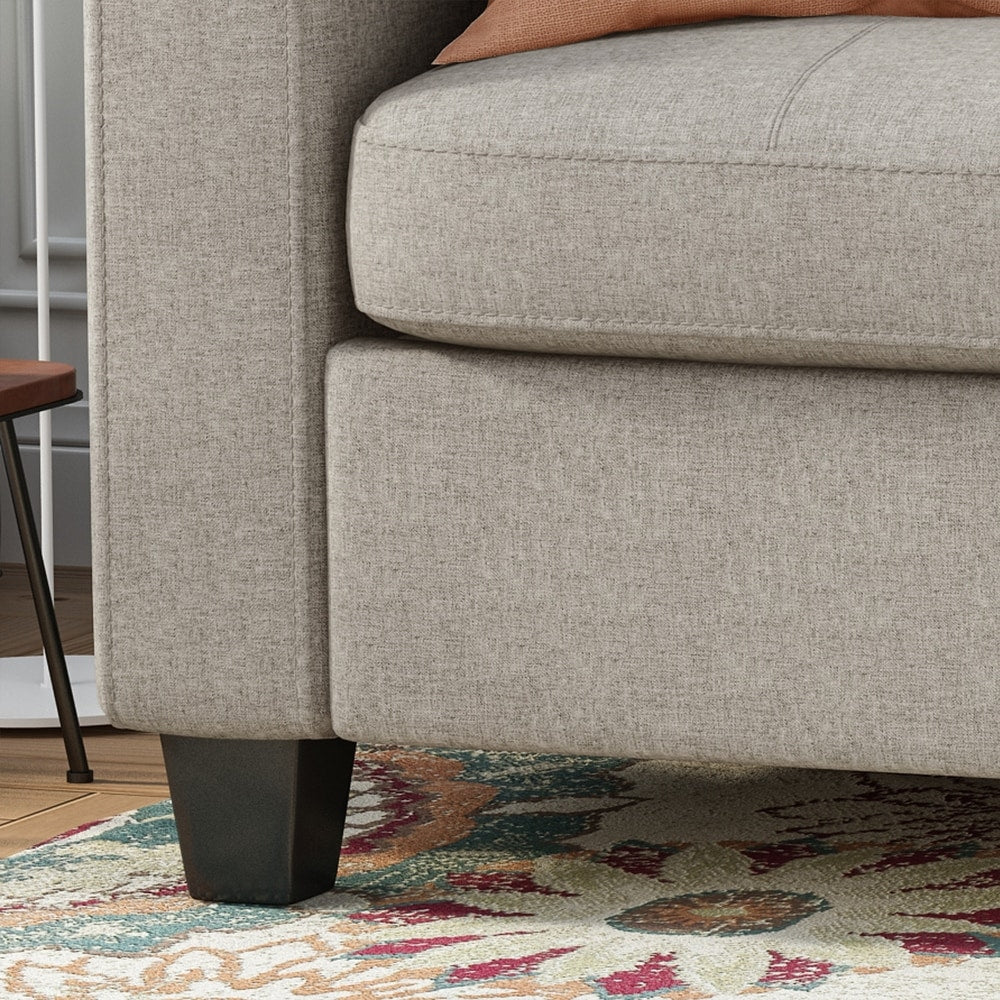 Bowden Polyester Three-seater Sofa by Christopher Knight Home