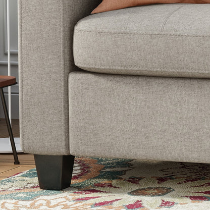 Bowden Polyester Three-seater Sofa by Christopher Knight Home