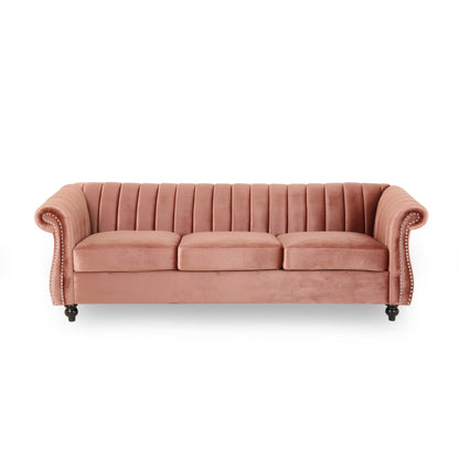 Bowie Glam Velvet Sofa by Christopher Knight Home