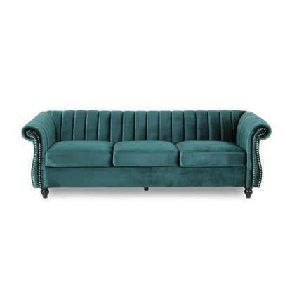 Bowie Glam Velvet Sofa by Christopher Knight Home