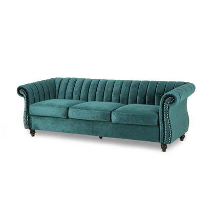Bowie Glam Velvet Sofa by Christopher Knight Home