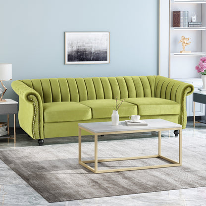 Bowie Glam Velvet Sofa by Christopher Knight Home