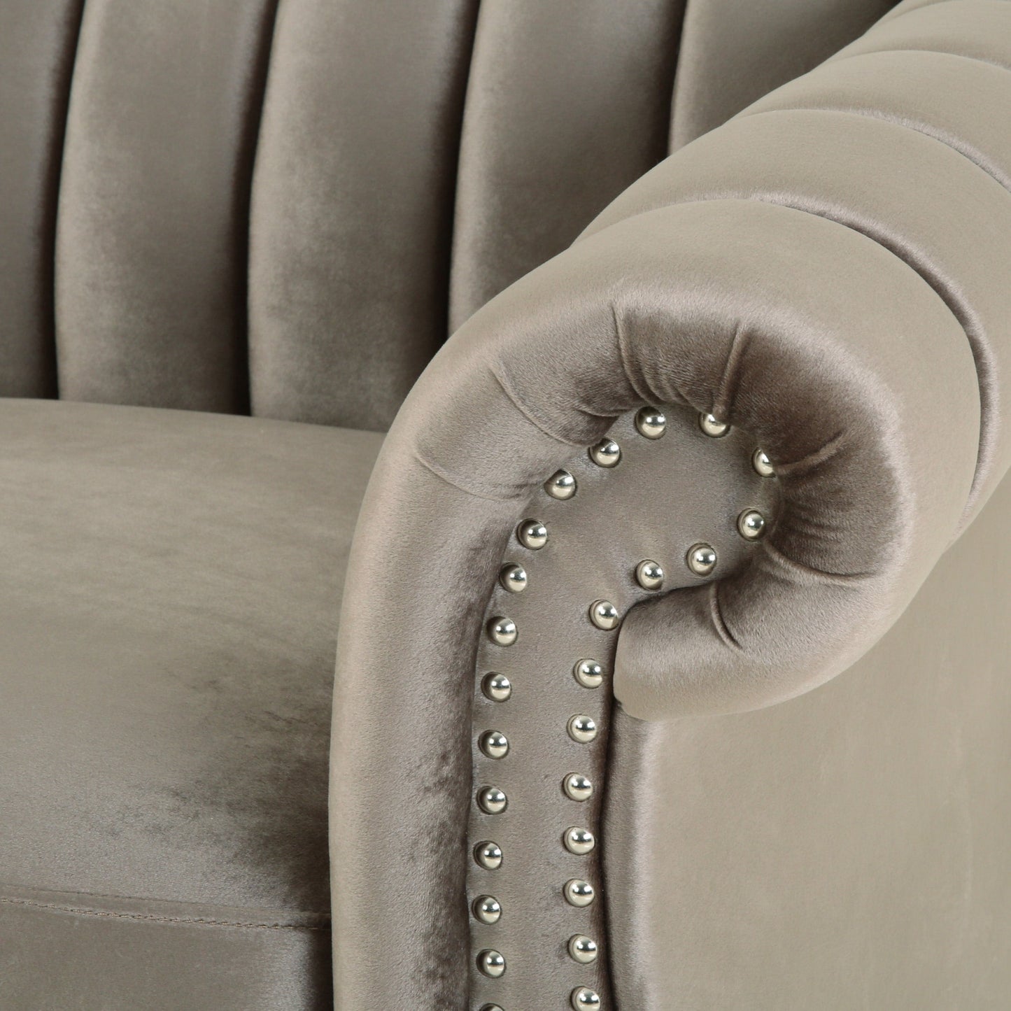 Bowie Glam Velvet Sofa by Christopher Knight Home