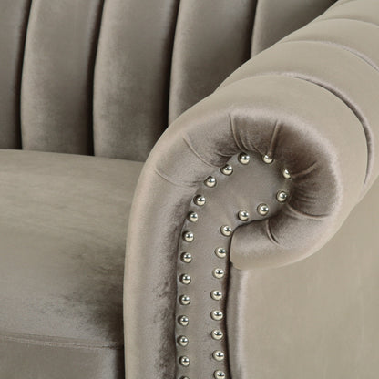 Bowie Glam Velvet Sofa by Christopher Knight Home