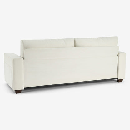CO-Z 86.6 Upholstered Sofa Couch for Living Room 3-Seater Sofa