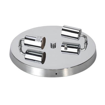 CO-Z Modern 2-Light Round Crystal Flush Mount Ceiling Light
