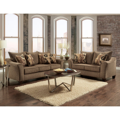 Roundhill Furniture Camero Fabric Pillowback Sofa