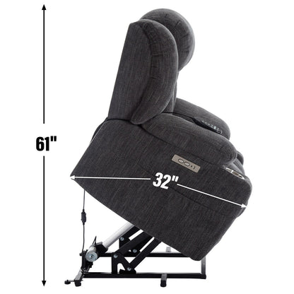 Chenille Power Lift Recliner Chair