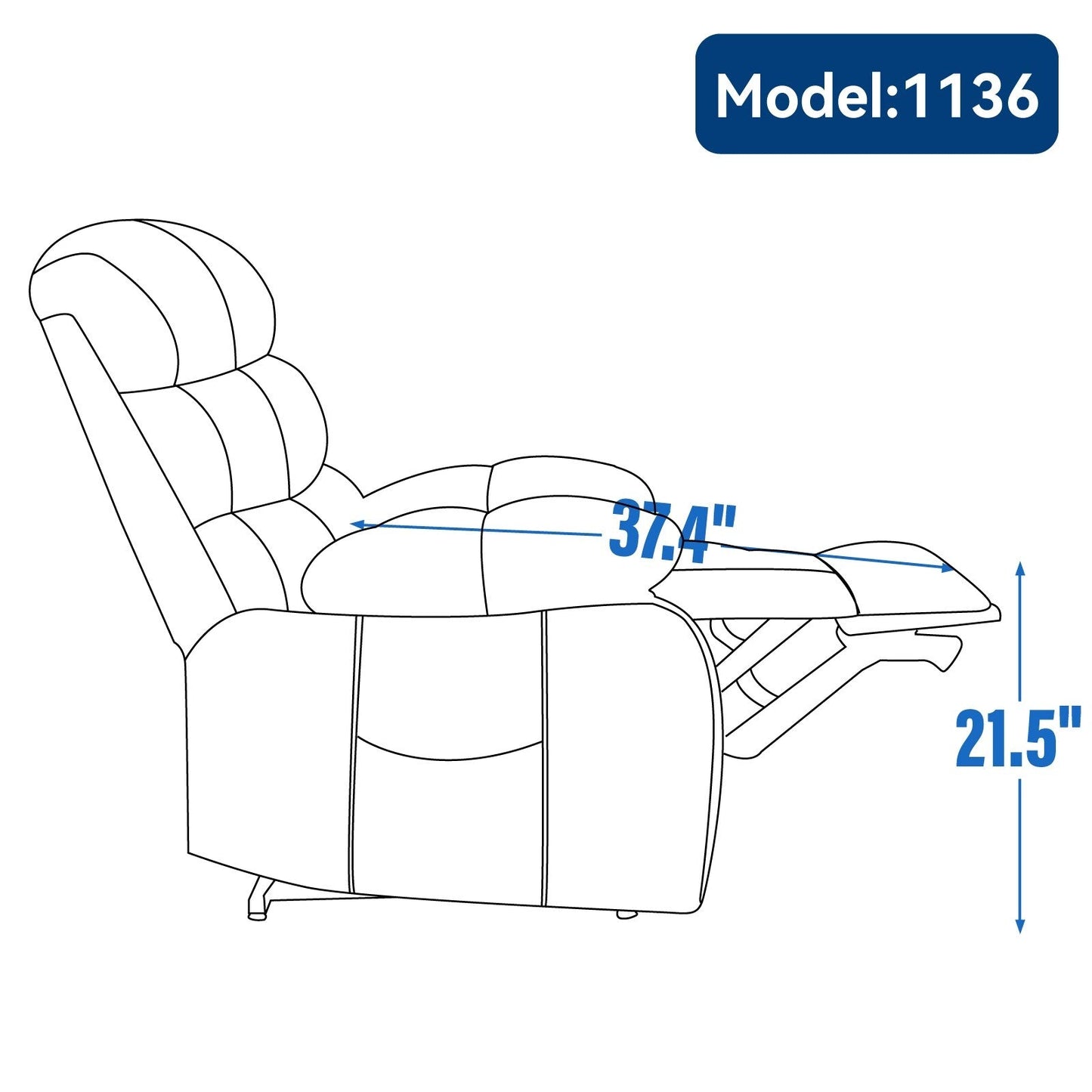 Chenille Power Lift Recliner Chair