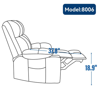 Chenille Power Lift Recliner Chair