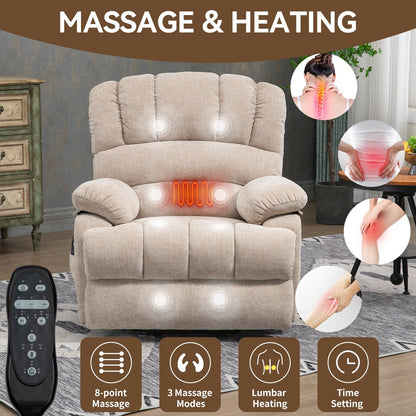 Chenille Power Lift Recliner Chair