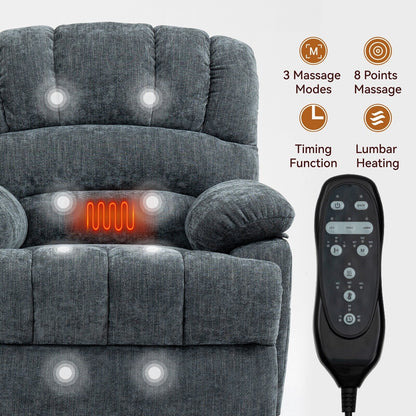Chenille Power Lift Recliner Chair