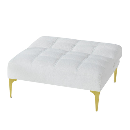 Chenille Single Modular Sofa Bed with Wood Frame