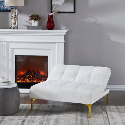 Chenille Single Modular Sofa Bed with Wood Frame