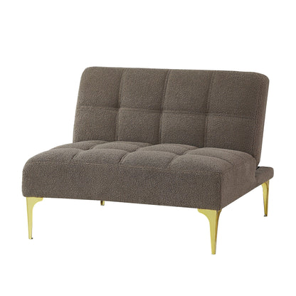 Chenille Single Modular Sofa Bed with Wood Frame