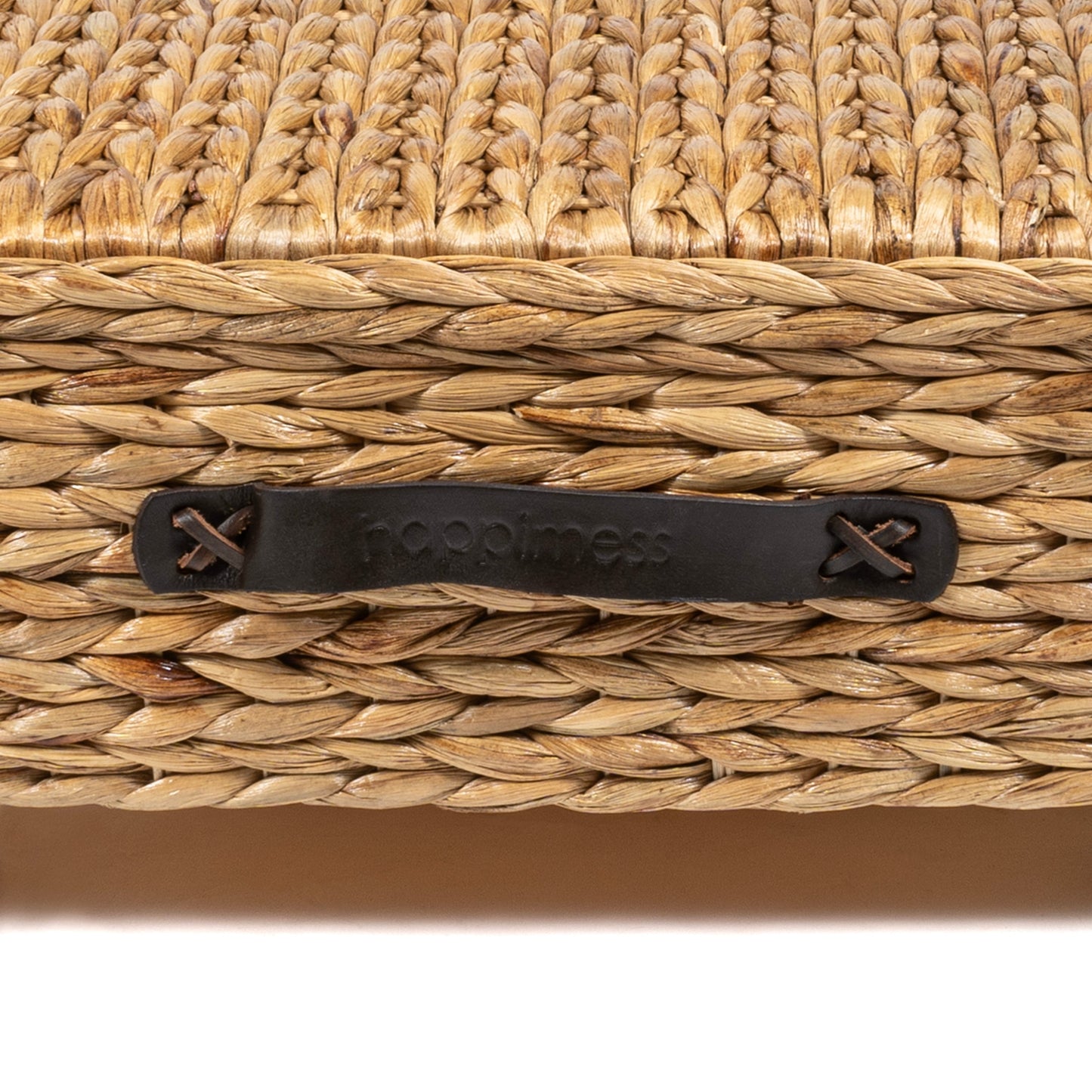 happimess Hyacinth/Wood Underbed Storage Bin with Wheels & Handles