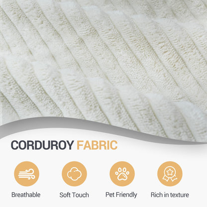 Cloud Soft 2 Seater Modular Sofa Bed in White