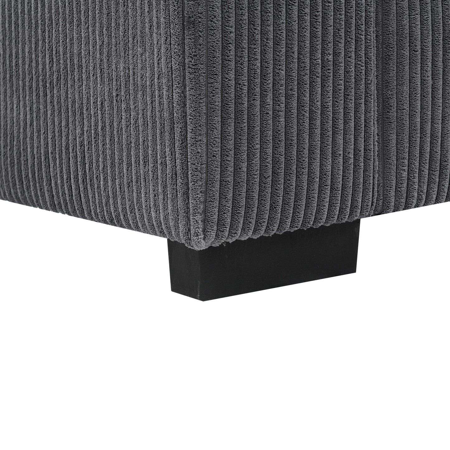 Coastal Haven Corduroy Sofa,Soft ribbed corduroy fabric for living rooms,guest spaces,or vacation homes