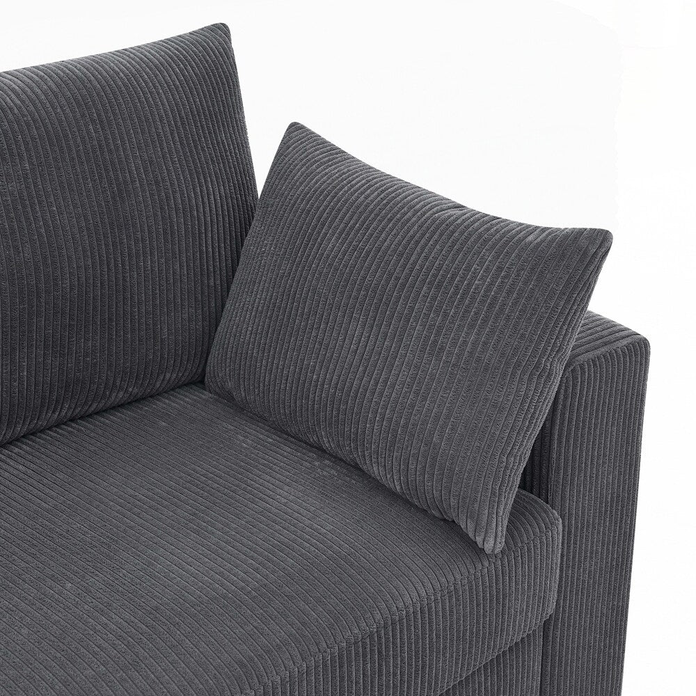 Coastal Haven Corduroy Sofa - 2 Seat