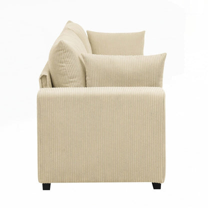 Coastal Haven Corduroy Sofa - 2 Seat