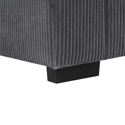 Coastal Style Corduroy Sofa - 31 D x 79 W x 34 H