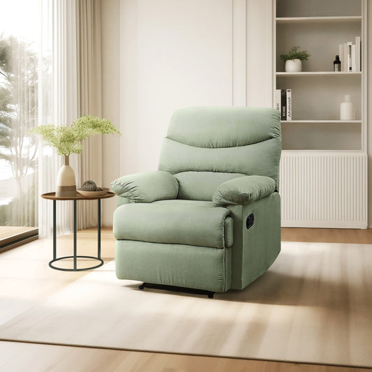 Comfortable Microfiber Motion Recliner for Relaxing Moments