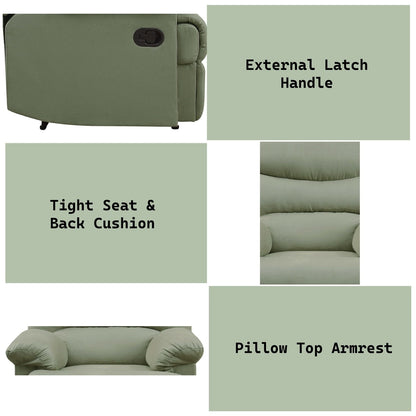 Comfortable Microfiber Motion Recliner for Relaxing Moments