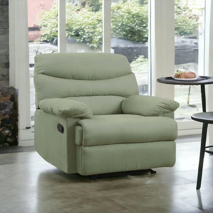 Comfortable Microfiber Motion Recliner for Relaxing Moments