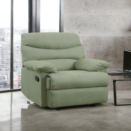 Comfortable Microfiber Motion Recliner for Relaxing Moments