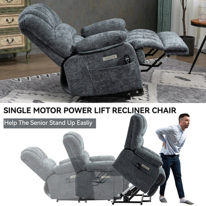Comfortable Power Lift Recliner Chair with Advanced Massage