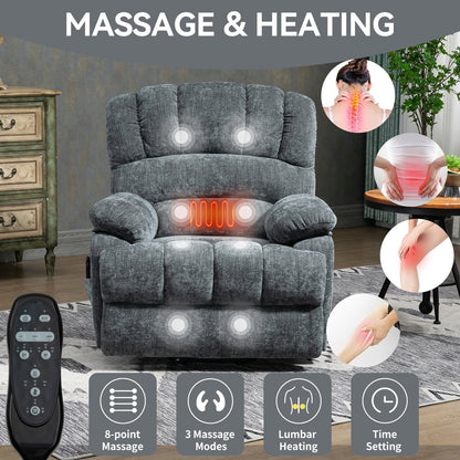 Comfortable Power Lift Recliner Chair with Advanced Massage